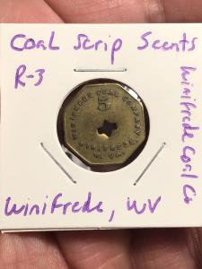 Winifrede Coal Co. 5-Cent Trade Token