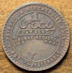 Deer Creek Mercantile Coal Scrip Trade Token