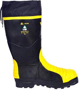 Viking Men's Metguard Mining Boot in Black/Yellow - Size 11