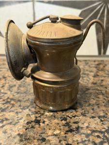 Vintage Auto Lite Carbide Lamp for Coal Miners