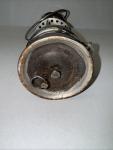 Vintage Brass Coal Miner's Lamp with Chimney
