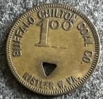 Kistler WV Coal Scrip Token Buffalo Chilton $1