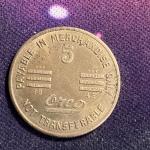 Diamond Coal Co. $0.05 Trade Token - Rosedale, TN