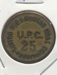 United Pocahontas Coal Co. 25 Cent Trade Token