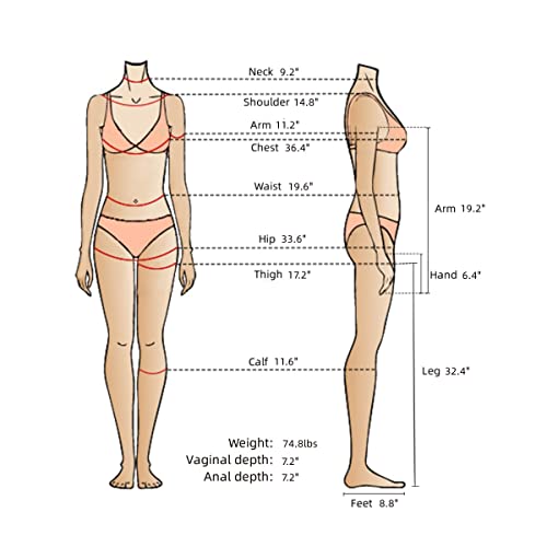 5.25FT Realistic Full Body Female Sex Doll Silicone
