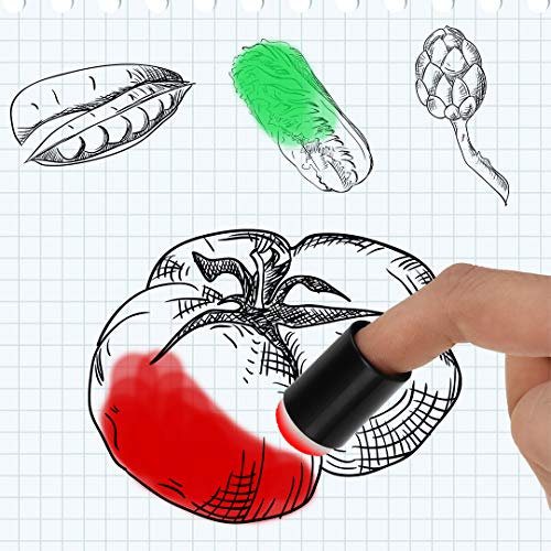 40 Finger Sponge Daubers Set for Painting & Drawing