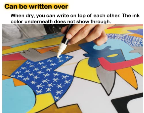 UNI POSCA chisel PC-17K FULL RANGE ALL 8 COLOURS