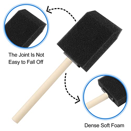 Foam Paint Brushes for Painting, Staining, Varnishes, DIY Craft