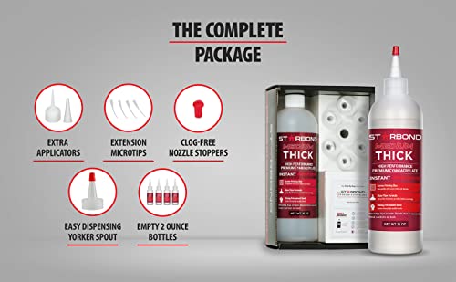 Starbond EM-600 Medium Thick CA Super Glue-Ounce