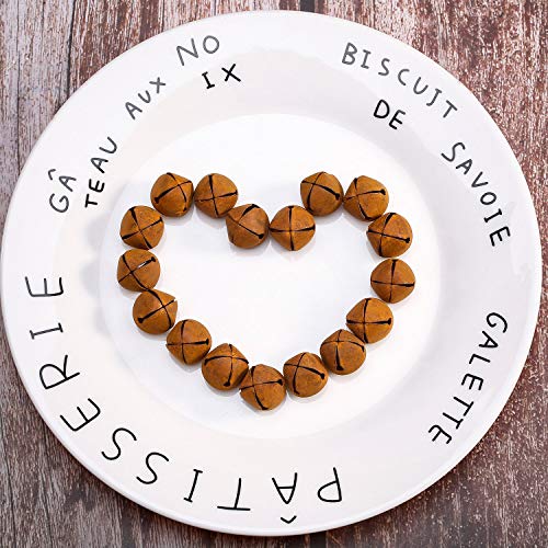 Jingle Bells for Craft, 300 Pieces Bulk DIY Christmas Bells for Decoration, Home Decoration (Rusty, 0.5 Inch)