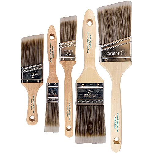 Professional Paint Brush Set - 5 Brushes