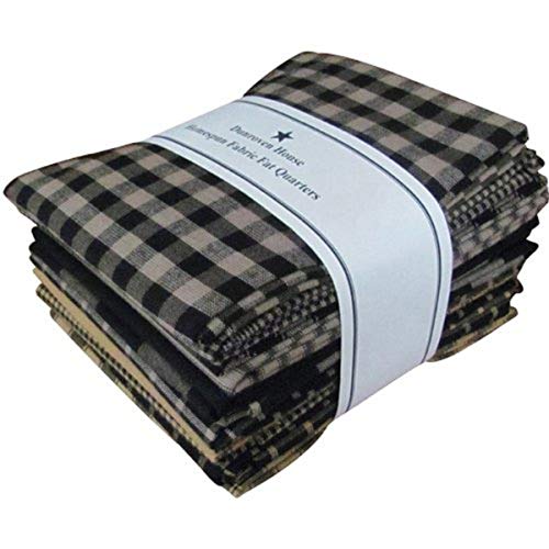 Black Dunroven House Homespun Fat Quarters - 12-Pack