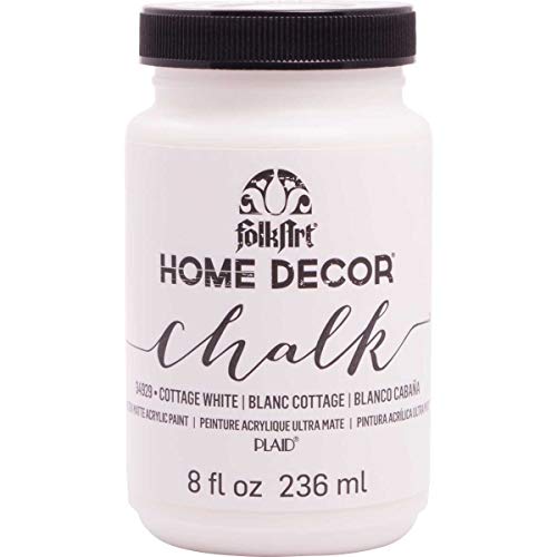 FolkArt Chalk Furniture Paint in Cottage White, 8oz