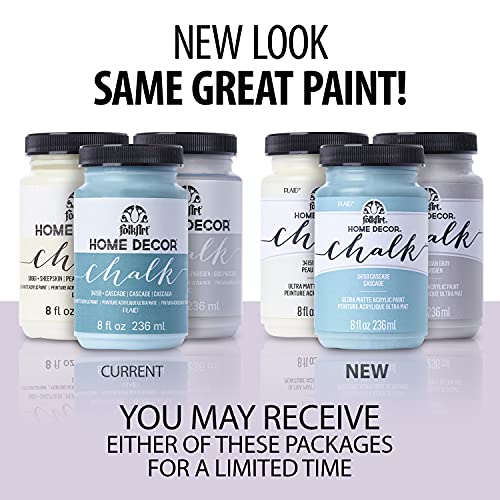 FolkArt Chalk Furniture Paint in Cottage White, 8oz