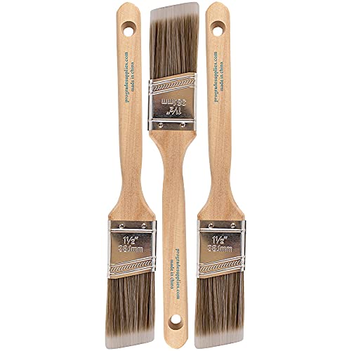 Professional Paint Brush Set - 3 Brushes 1.5