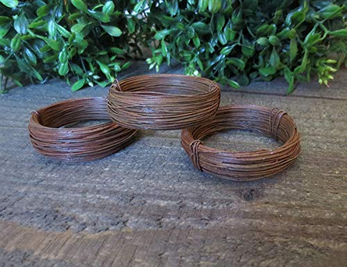 150 ft Total ~ 24 Gauge Rusty Tin Wire Crafting SuppliesL8