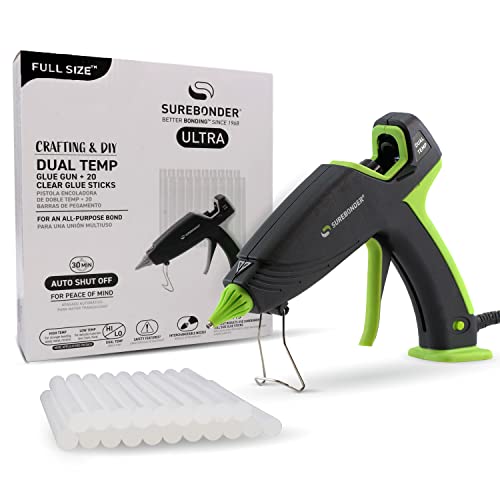 Surebonder Hot Glue Gun Kit with 20 Sticks