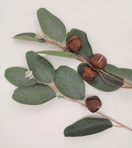 100 PC 20mm Country Primitive Craft Look Rusty Tin Jingle Bells for Christmas, Holiday or Everyday Crafting and Embellishing … (3/4 inch Small)