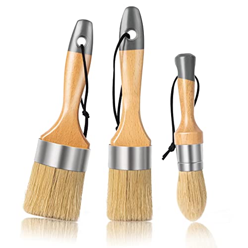 Mister Rui Chalk Paint Brush Set - 3pcs
