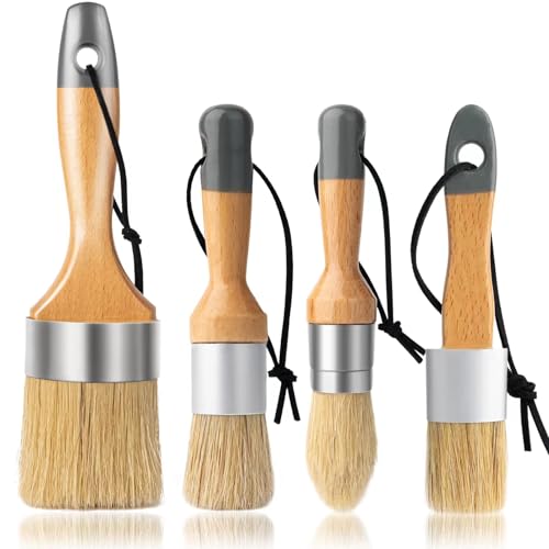 YiBaiBrush - Furniture Chalk & Wax Paint Brush Set