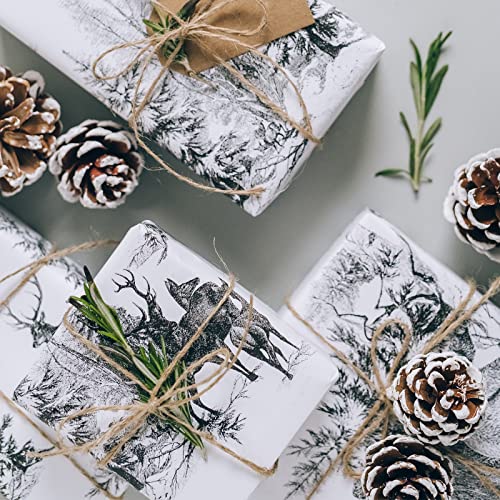 tifanso Natural Jute Twine String - 328 Feet Garden Twine, Twine for Crafts, Hemp Twine Rope, Brown Jute Twine for Gift Wrapping, Gardening, Packing and Wedding Decor