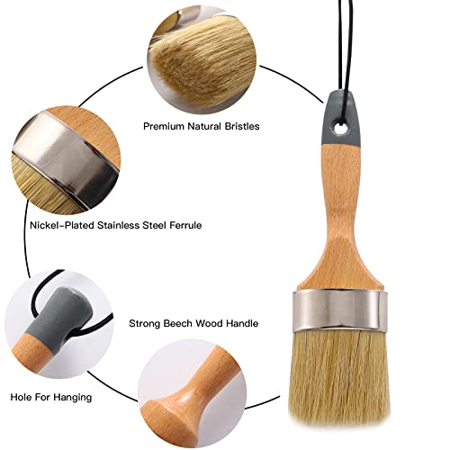 Mister Rui Chalk Paint Brush Set - 3pcs