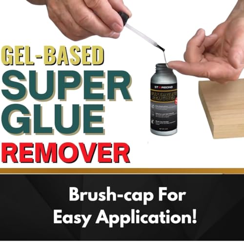 Starbond Super Glue Remover - Dissolves, Brush Applicator