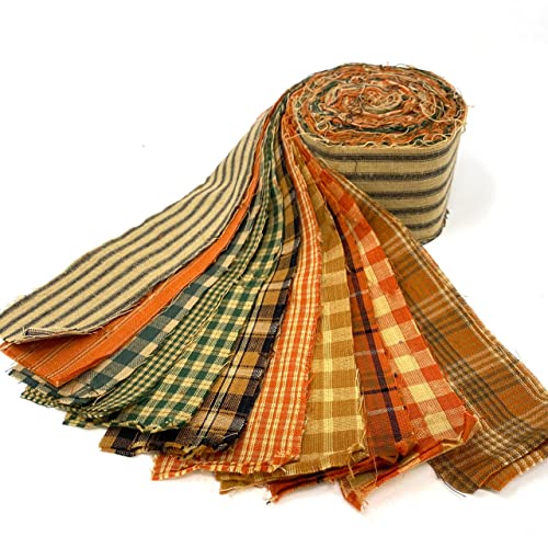 Autumn Spice 100% Cotton Fabric Jelly Roll (2.5" X 44")