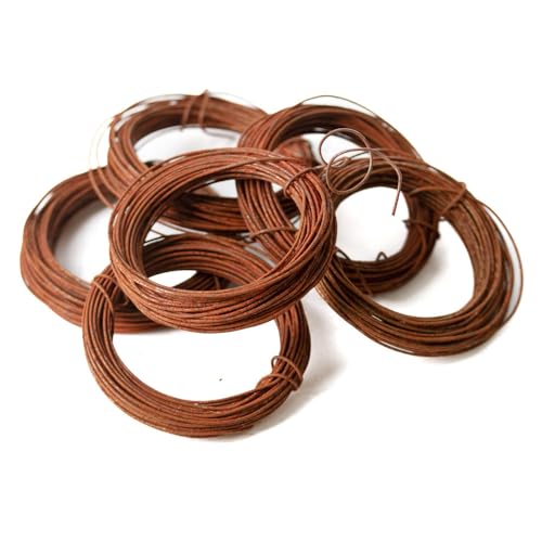 Rusted 20 Gauge Crafting Wire for Floral Arranging, Crafting and Creating | 6 Rolls of 30 Feet for 180 Total Feet