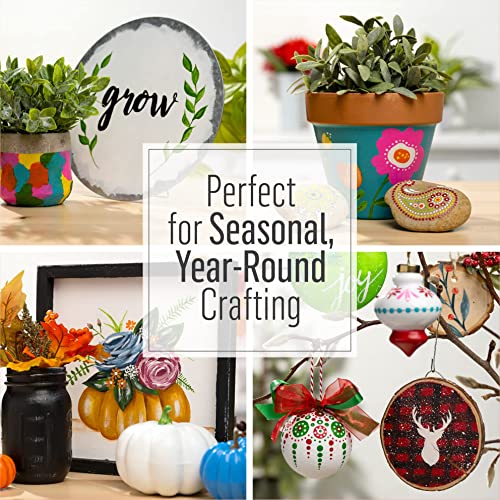 FolkArt Acrylic Paint Set - 18 Vibrant Colors