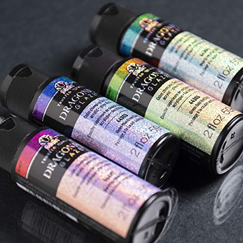 FolkArt Dragonfly Glaze Acrylic Paint Set, 2oz x 4