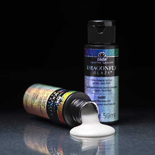 FolkArt Dragonfly Glaze Acrylic Paint Set, 2oz x 4