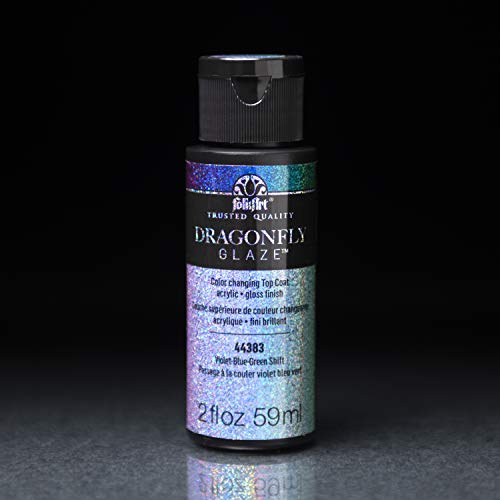 FolkArt Dragonfly Glaze Acrylic Paint Set, 2oz x 4