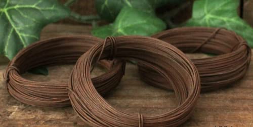 3 Rolls Primitive 24 Gauge Rusty Tin Wire - 150 feet Total Easy to Bend - Crafts