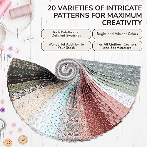 Tinyspool & Co. Assorted Jelly Roll Fabric Strips