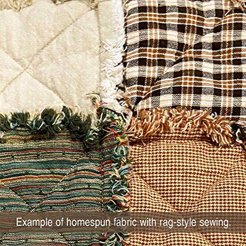Nutmeg Brown Cotton Plaid Fabric - Sold by Yard