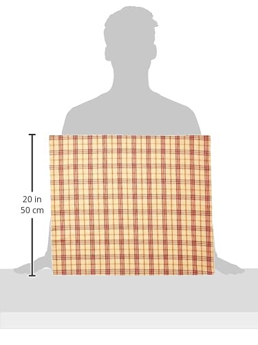 Dunroven House Red Homespun Fat Quarters, 12 Pieces