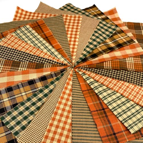 Autumn Spice Charm Pack: 40 Pre-cut Fabric Squares