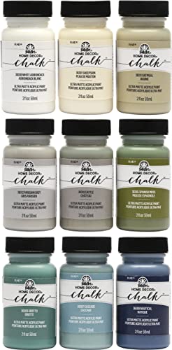 Ultra Matte Chalk Finish Acrylic Paint Set, 2 oz