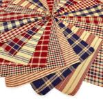 American Heritage Charm Pack: 40+ Red Blue Squares