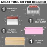 LERYKIN Soap Mold Kit with Cutter and Scraper