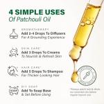 Patchouli Essential Oil - 4 Fl Oz for DIY Soap
