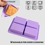 Silicone Flower Pattern Soap Molds for DIY Crafts