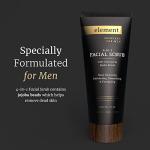 Charcoal & Jojoba Beads Men's Exfoliating Face Scrub