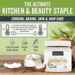 Viva Naturals Organic Cold-Pressed Coconut Oil 16 oz