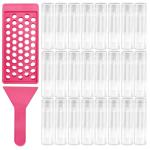 Zenihol Pink DIY Lip Balm Tray and Spatula