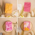 Silicone Flower Pattern Soap Molds for DIY Crafts