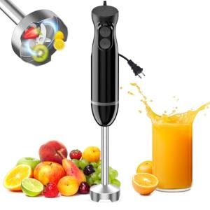 Bonsenkitchen Immersion Blender with Stainless Steel Blades
