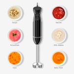 Bonsenkitchen Immersion Blender with Stainless Steel Blades