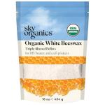 Sky Organics Organic White Beeswax for DIY Crafts